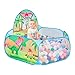 LOJETON Kids Ball Pit Pop Up 3Children Play Tent Toddler Ball Pool Baby Crawl Playpen with Basketball Hoop Portable Toys for Girls Boys 4ft120cm Balls Not Included Dinosaur World - Image 2