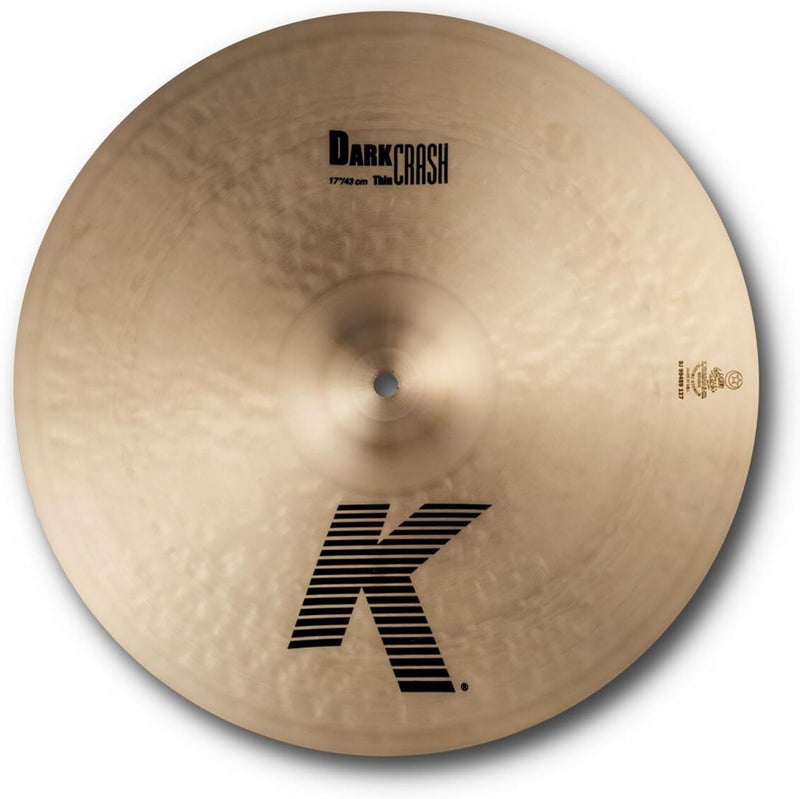 Zildjian K Zildjian Series - 17" Dark Crash Thin Cymbal for Jazz and Studio Drummers - Image 1