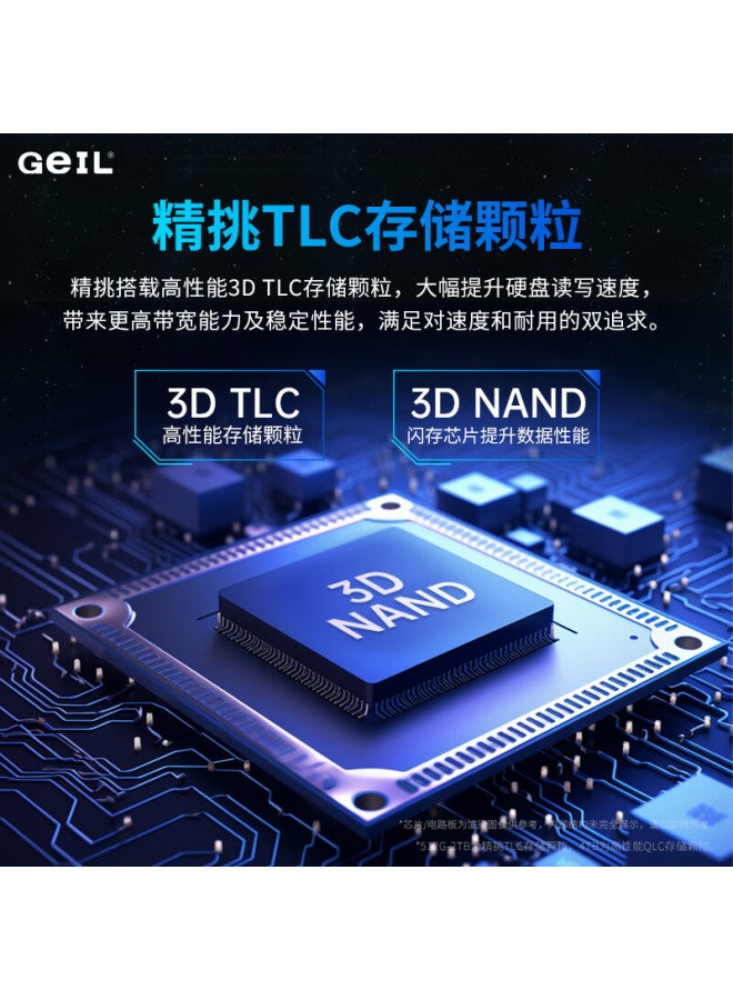 Geil 2tb Ssd, M.2 Interface , Nvme Ssd Gaming High-performance Version, High-speed 5000mb/s, P4l Series - Image 3