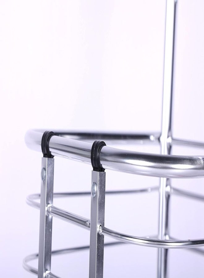 HaRvic Folding Stair Climbing Shopping Cart Trolley Home 4 Wheels Stair Climber Gift Wheel Roller Foldable Stainless Steel Travel Trolley Handheld Market (4 Wheel Shopping Trolley) - Image 2