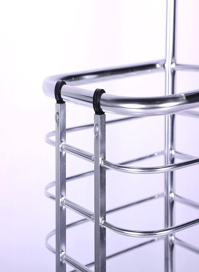 HaRvic Folding Stair Climbing Shopping Cart Trolley Home 4 Wheels Stair Climber Gift Wheel Roller Foldable Stainless Steel Travel Trolley Handheld Market (4 Wheel Shopping Trolley) - Image 3