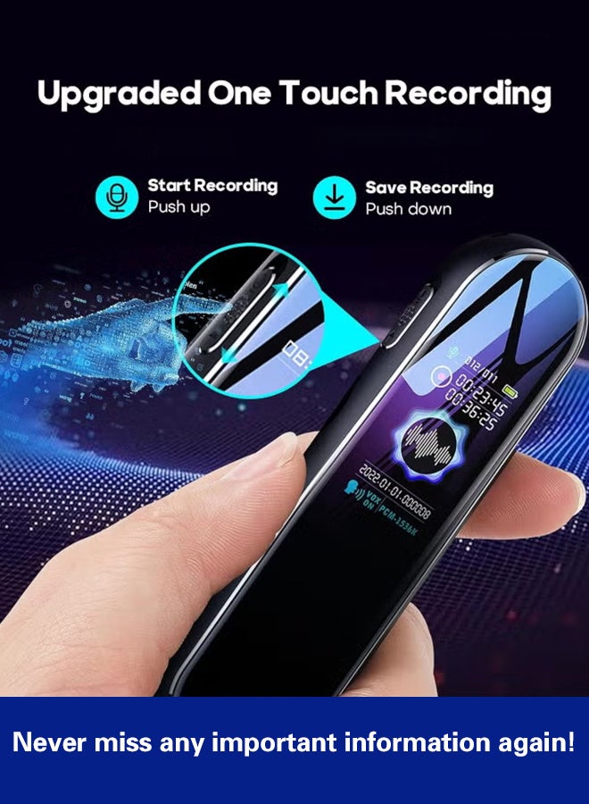 128GB Portable Digital Voice Activated Audio Recorder with Playback, Timed Recording, Password Protection, Rechargeable MP3 Player for Lectures and Meetings - Image 3