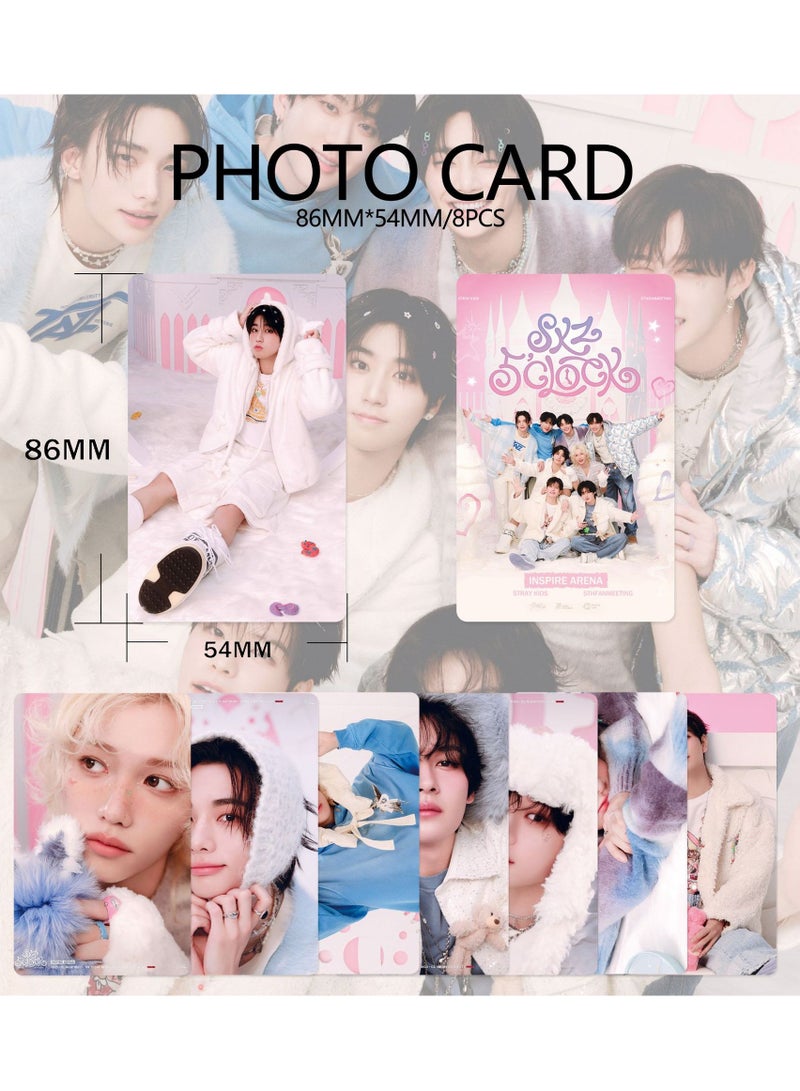 NIBEMINENT 8 Pcs Kpop Stray Kids Lomo Cards Card For Fans Collection Gifts - Image 3