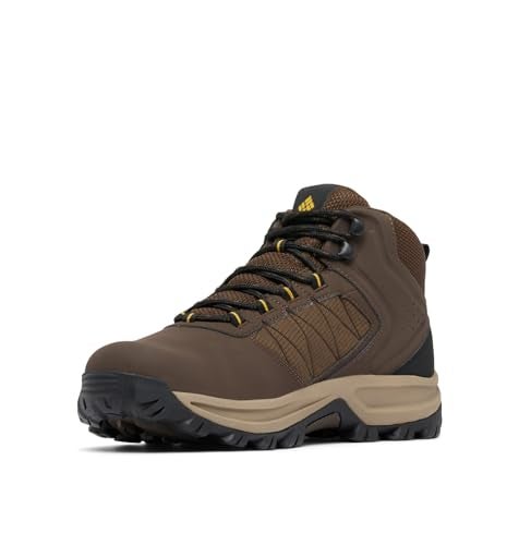 Columbia Mens Transverse Waterproof Hiking Boot, Cordovan/Golden Yellow, 10 - Image 4