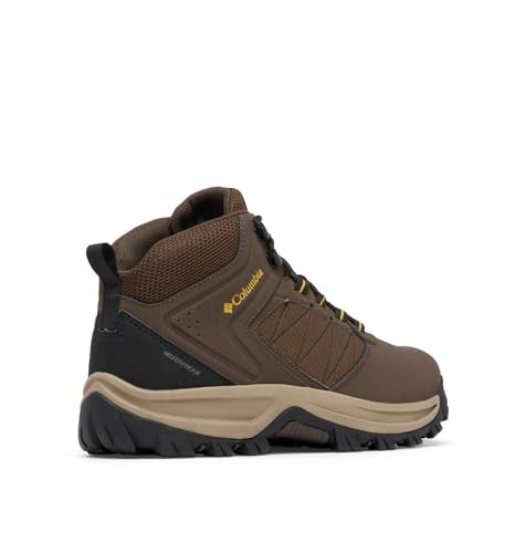 Columbia Mens Transverse Waterproof Hiking Boot, Cordovan/Golden Yellow, 10 - Image 2