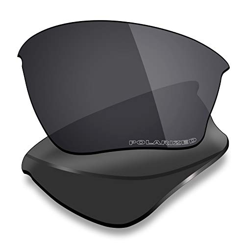 Mryok+ Polarized Replacement Lenses for Oakley Half Jacket XLJ - Stealth Black - Image 1