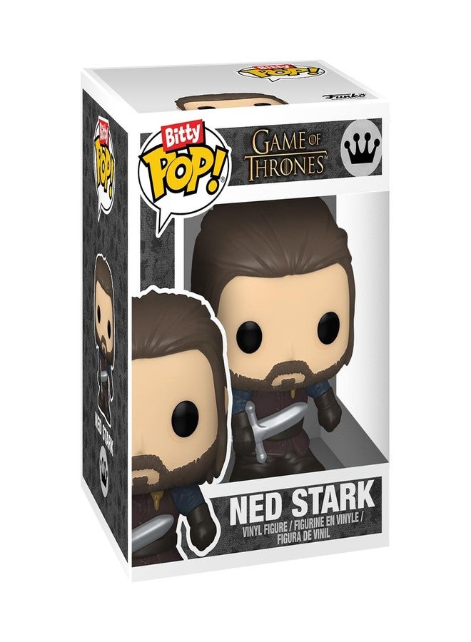 Funko Pop Bitty: Game of Thrones - Ned Stark, Arya Stark, Nymeria, & Mystery Chase Figure - (Styles May Vary) and A Surprise Mystery Mini Figure - 0.9 Inch (2.2 Cm) Collectable - Gift Idea - Image 3