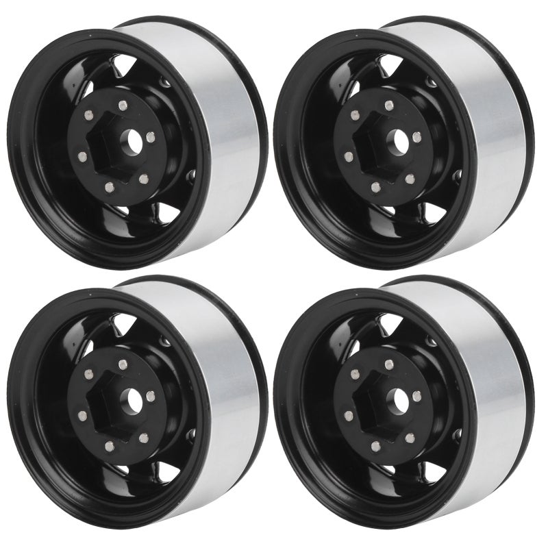 1.55 Inch RC Wheel Hubs: High-Quality Zinc Alloy, Enhanced Stability & Terrain Passing - Simulation Upgrade RC Crawler Wheels for Off-Road RC Cars - Image 5