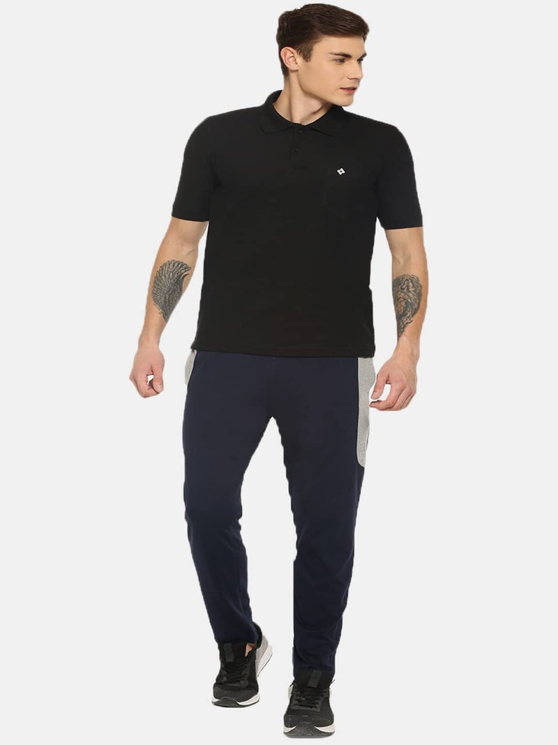 Dollar Mens Cotton Track Pants (Pack of 1), Large, Blue - Image 5