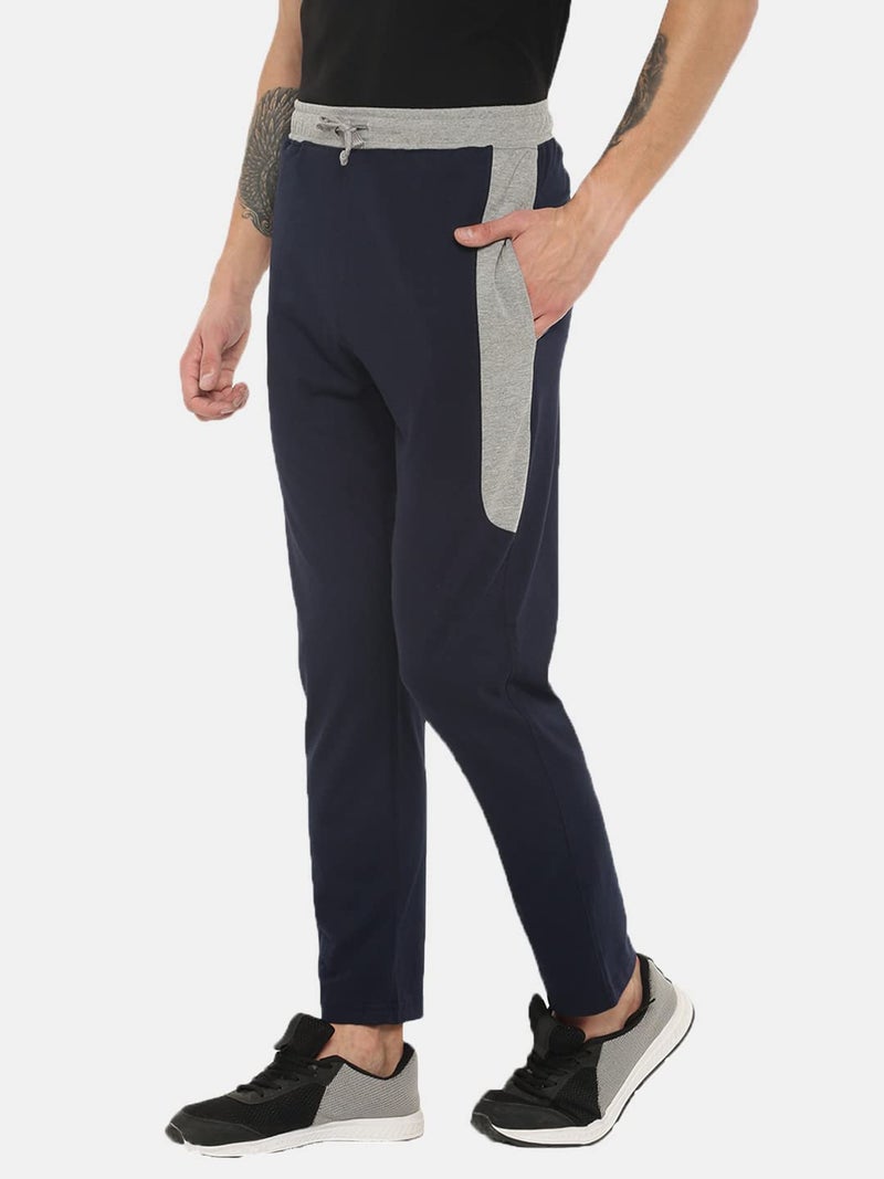 Dollar Mens Cotton Track Pants (Pack of 1), Large, Blue - Image 3