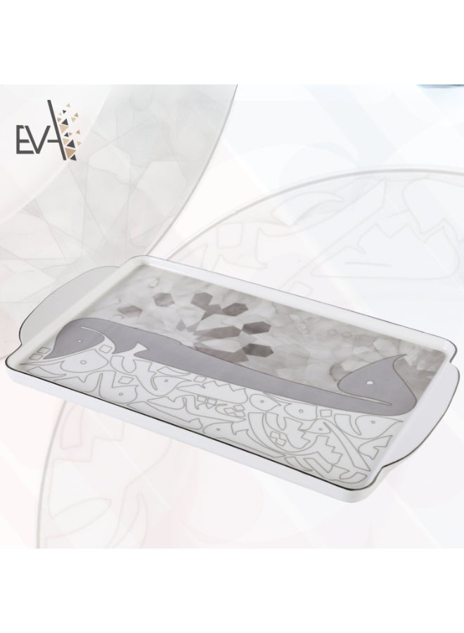 تباسي سيراميك تقديم رمادي