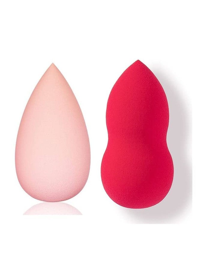GOLD MAX Professional Makeup Sponge, Foundation Blending Beauty Sponge, Beauty Blender Puff Sponge for Powder, Cream, Multi-colored Makeup Sponge (4 Different Shape Blender) - Image 5