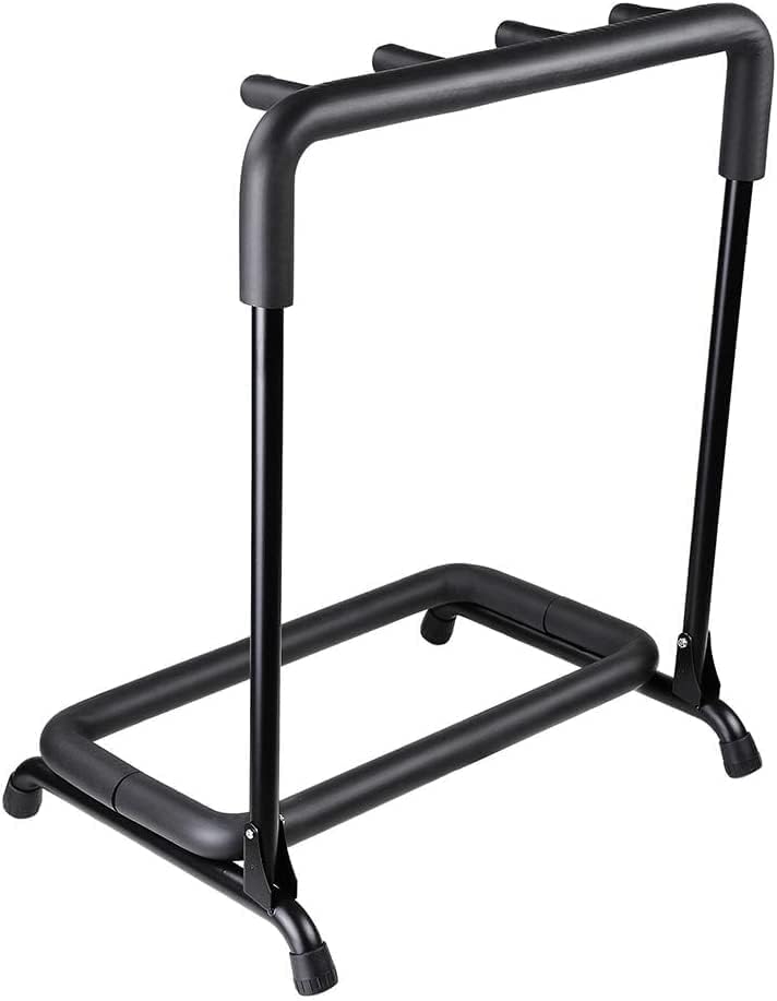 Megarya 3 Holder Multi Guitar Folding Stand for Electric, Bass, and Acoustic Guitars - Image 3