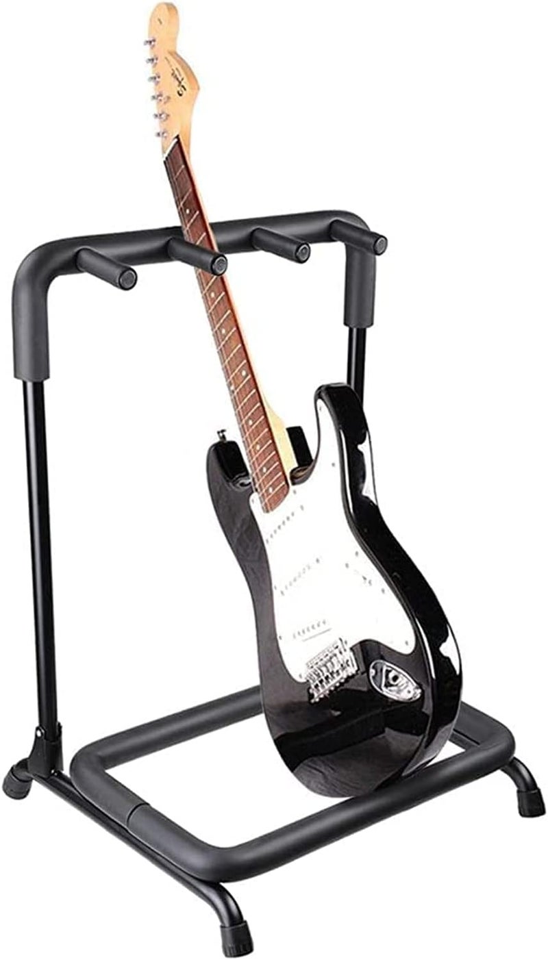 Megarya 3 Holder Multi Guitar Folding Stand for Electric, Bass, and Acoustic Guitars - Image 1