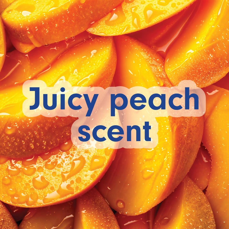 Softsoap Juicy Peach Liquid Hand Soap, Kitchen and Bathroom Hand Soap, Rich Fruity Scent, 50 fl oz Refill Bottle - Image 4