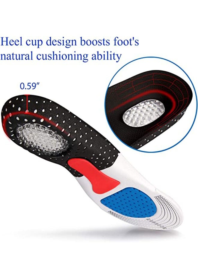 Breathable Shock Sport Eva Insole, Cut-To-Fit Shoe Cushion, Comfortable Insoles Relieve Foot Pain& Pressure Pain Cushion for Women & Men, Suitable for Athletic Casual & Work - Image 3
