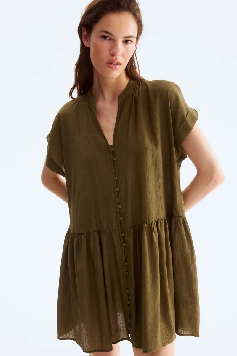 H&M Crinkled tunic dress