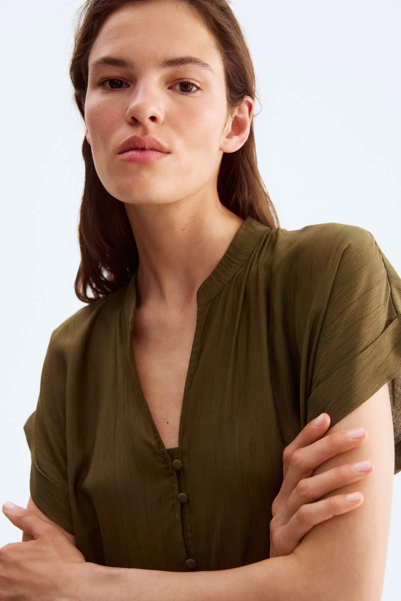 H&M Crinkled tunic dress