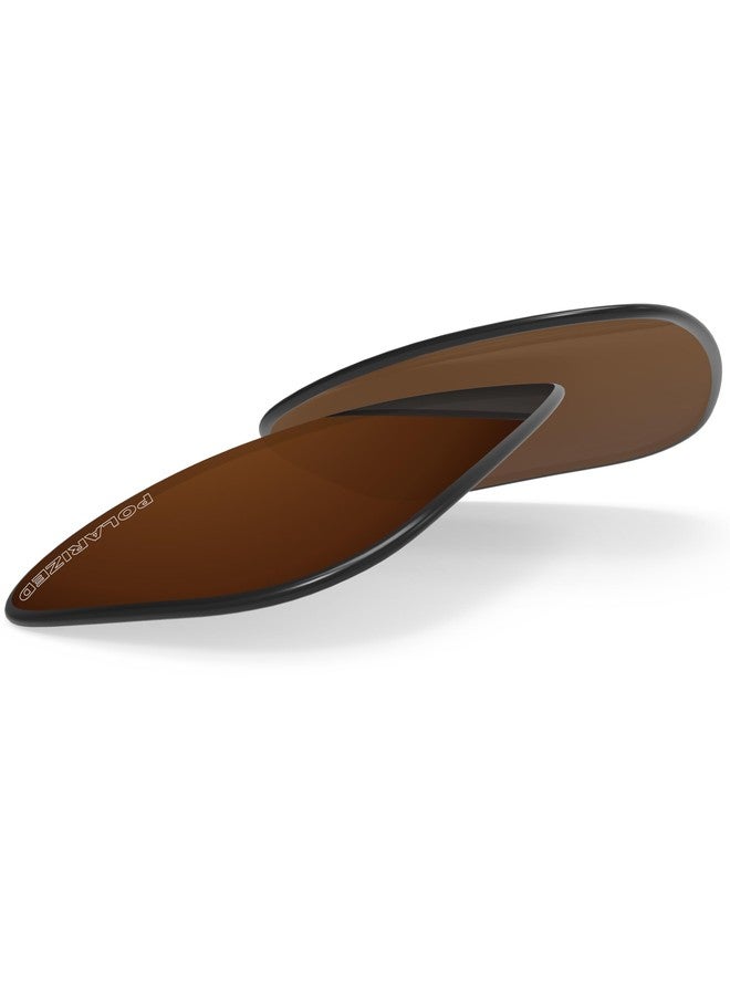 BLAZERBUCK Anti-salt Polarized Replacement Lenses for RayBan Meta Wayfarer RW4006 50mm - Amber - Image 2