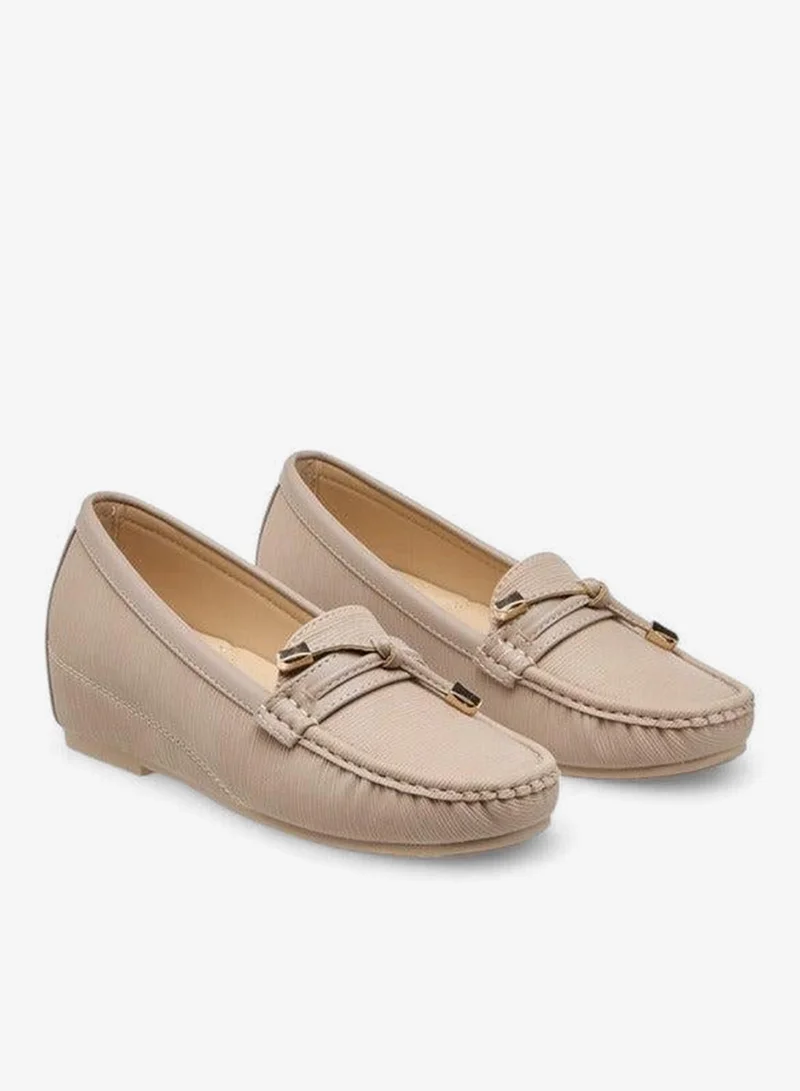 Textured Slip-On Loafers