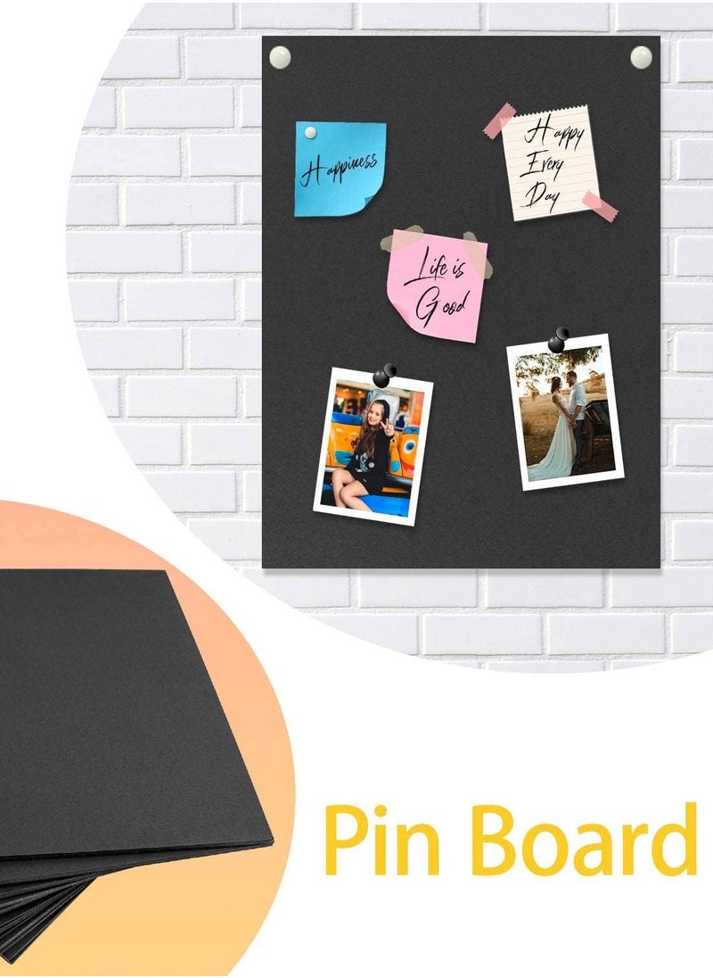 20-Pack A4 Black Foam Boards, 5mm Polystyrene Foam Core Sheets, Large Styrofoam Boards for Crafts, DIY Projects, Art Displays, and Modelling (210 x 297 x 5mm)