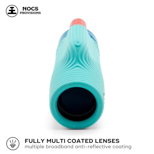 Nocs Provisions Zoom Tube 8x32 Monocular, 8X Magnification Telescope, Bak4 Prism, Wide Field of View for Bird Watching, Backpacking & Wildlife Viewing - Tahitian Blue - Image 3
