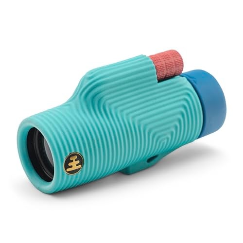 Nocs Provisions Zoom Tube 8x32 Monocular, 8X Magnification Telescope, Bak4 Prism, Wide Field of View for Bird Watching, Backpacking & Wildlife Viewing - Tahitian Blue - Image 1