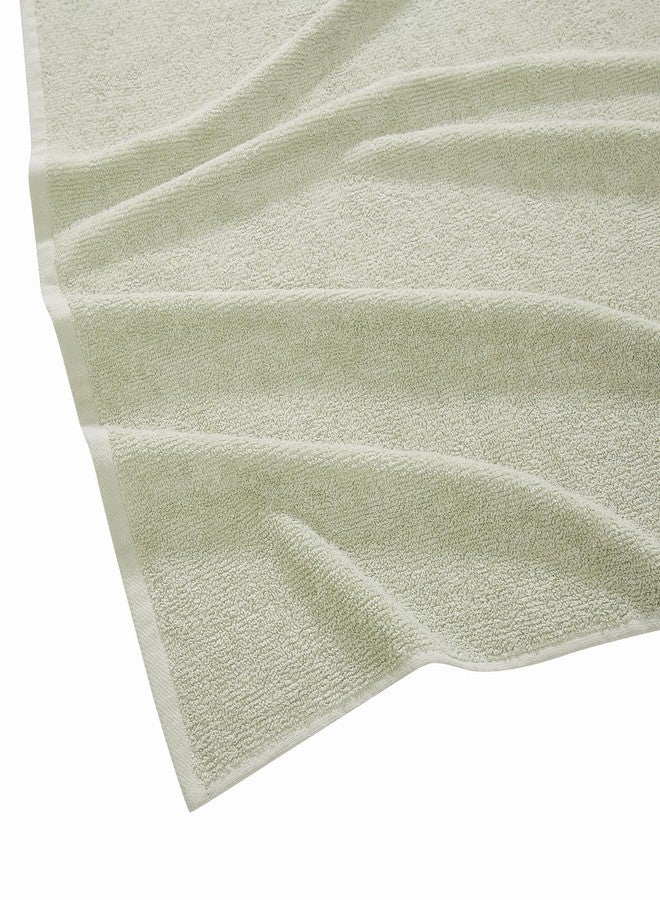 TRULY SOFT Essential Textured Sage 16 Piece Towel Set, Solid Textured, for Men and Women, Oeko-TEX Certified Confidence - Image 2