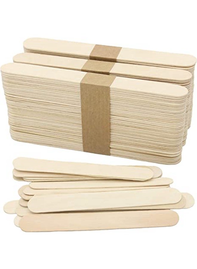 Share the Love 6 Inch Kraft Popsicle Sticks – Natural Wooden Craft Sticks for DIY Projects, Arts & Crafts, Ice Cream, and School Activities (Eco-Friendly) - Image 1