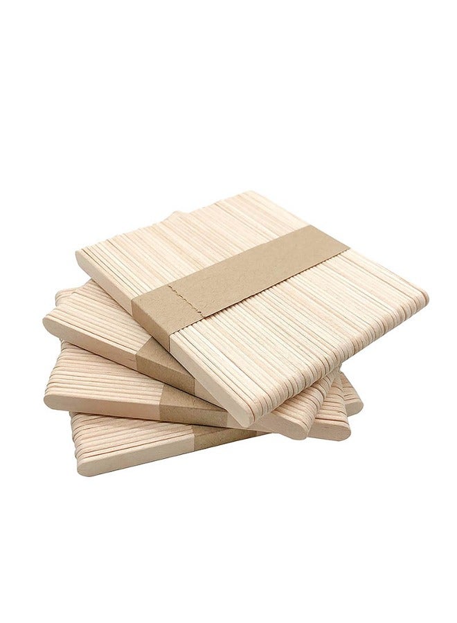 Share the Love 6 Inch Kraft Popsicle Sticks – Natural Wooden Craft Sticks for DIY Projects, Arts & Crafts, Ice Cream, and School Activities (Eco-Friendly) - Image 2