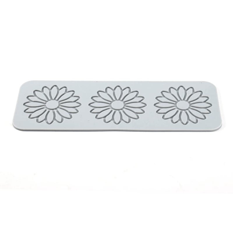 TUKE 3D Leaves Silicone Molds Flower Cake Fondant Mat Bee Leaf Pastry Moulds Rose Impression Chocolate Hollow Lace Mold (Sunflower_9.04x3.2x0.12inch_F) - Image 4