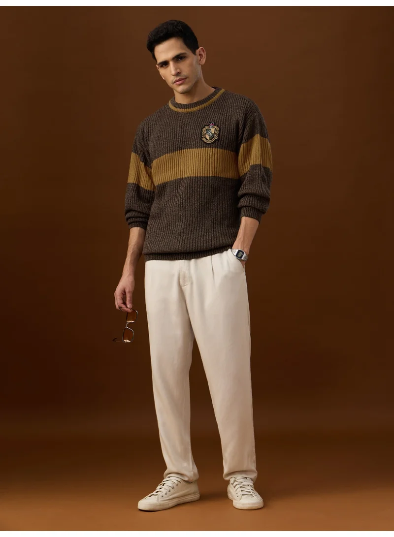 The Souled Store The Souled Store Men Harry Potter Multicolor Applique Oversized Pullovers