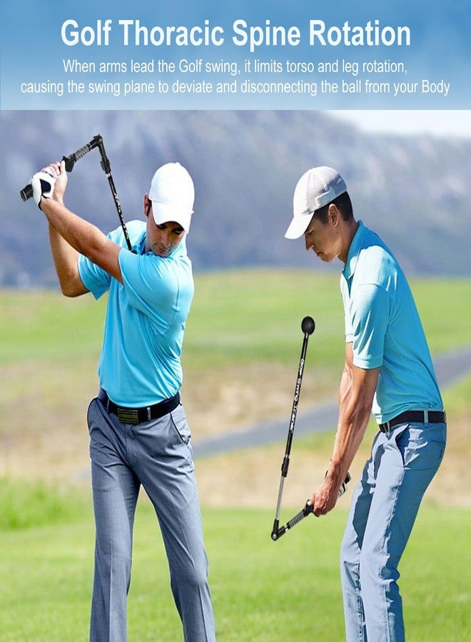 Asyxstar Golf Swing Trainer aid - Golf Training aid to Improve Hinge, Forearm Rotation, Shoulder Turn.Portable Collapsible Golf Swing Trainer Equipment with Golf Grip Trainer - Image 4