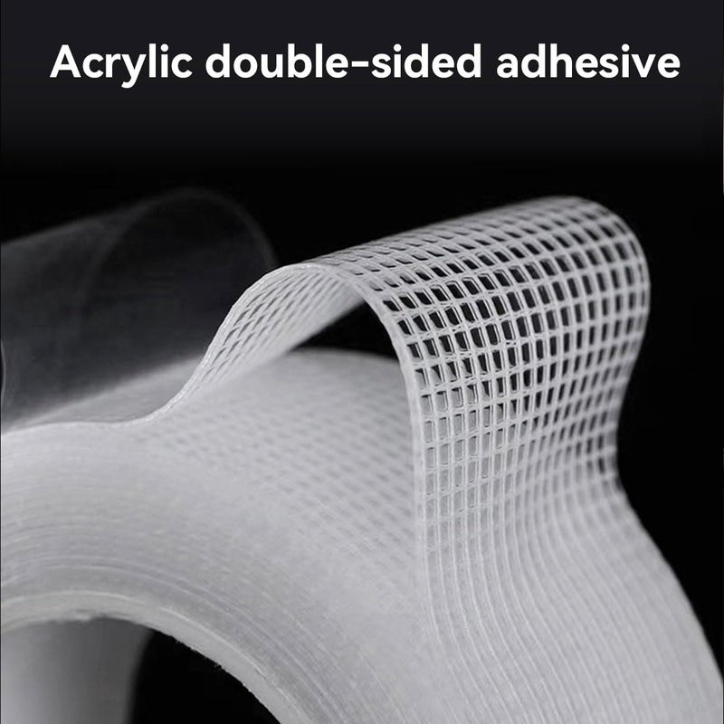 إي سي في في شريط لاصق مزدوج الجوانب للسجاد الفاخر، قطعتان، 2 سم × 5 أمتار - شريط لاصق شفاف عالي التحمل للسجاد والفنون والحرف اليدوية والنجارة - Image 5