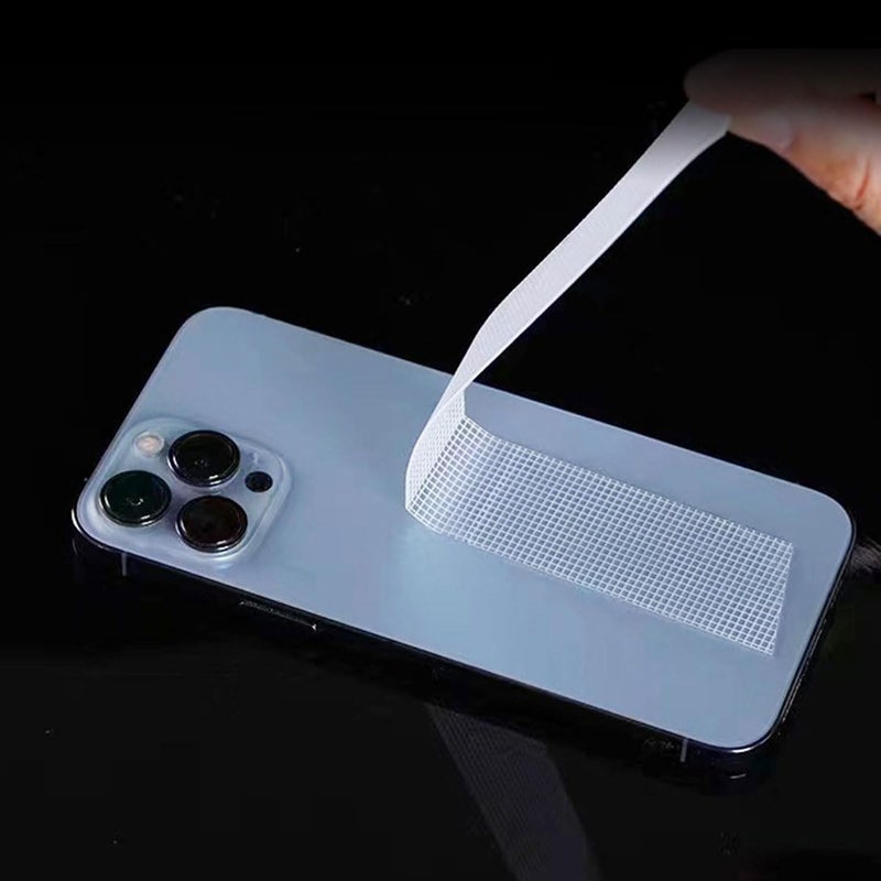 إي سي في في شريط لاصق مزدوج الجوانب للسجاد الفاخر، قطعتان، 2 سم × 5 أمتار - شريط لاصق شفاف عالي التحمل للسجاد والفنون والحرف اليدوية والنجارة - Image 4