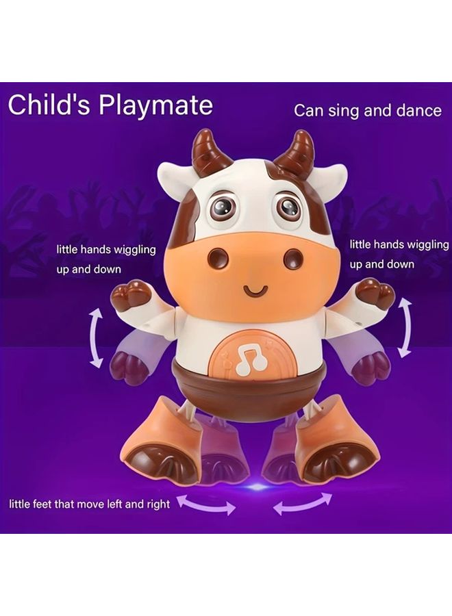 Interactive Musical Dancing Cow Toy With Colorful Lights And Singing Robot For Kids - Image 4