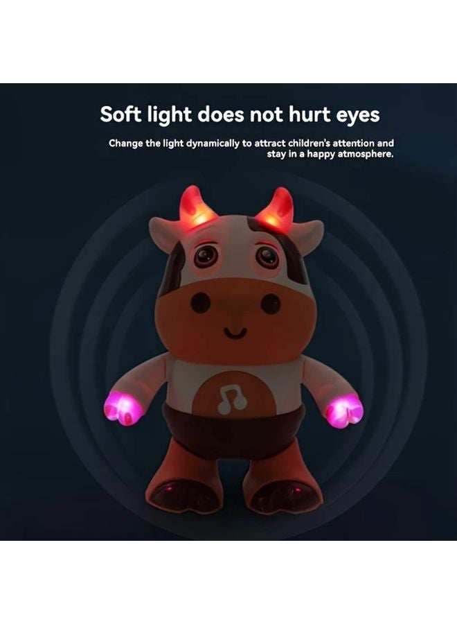 Interactive Musical Dancing Cow Toy With Colorful Lights And Singing Robot For Kids - Image 5