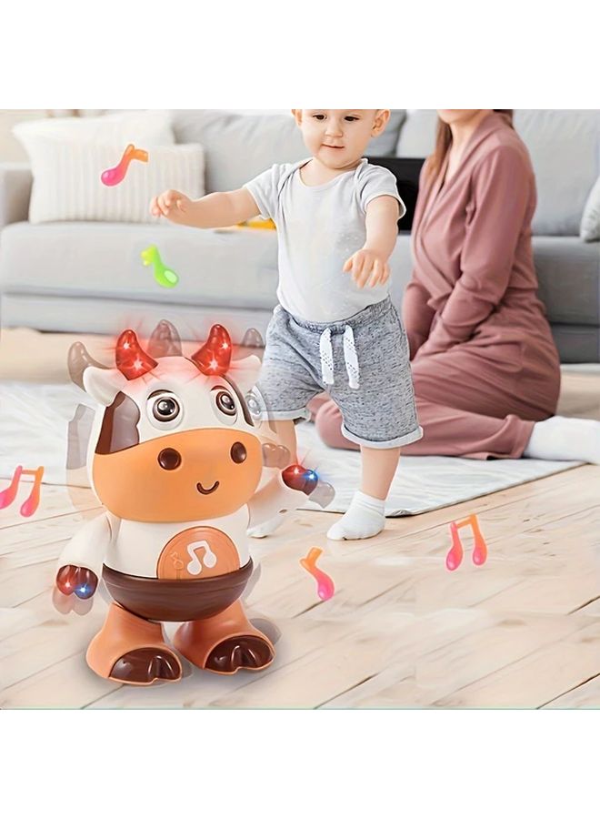 Interactive Musical Dancing Cow Toy With Colorful Lights And Singing Robot For Kids - Image 2