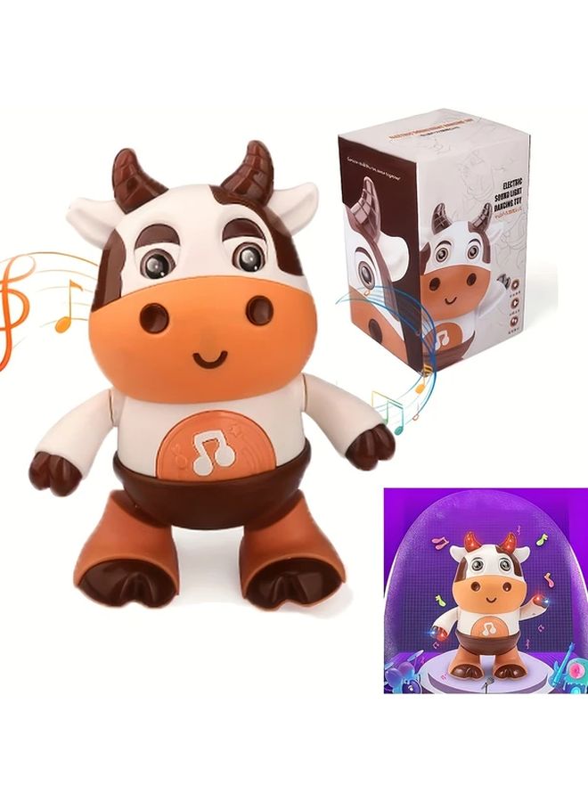 Interactive Musical Dancing Cow Toy With Colorful Lights And Singing Robot For Kids - Image 1