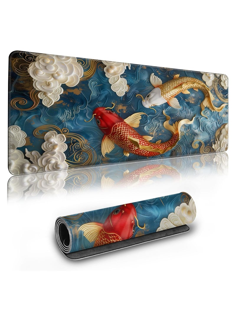 Long Gaming Mouse Pad Extended Anime Large Desk Pad with Non-Slip Base Full Keyboard Mat with Stitched Edges for Gaming and Office 70 x 30 CM (stereokoi) - Image 1