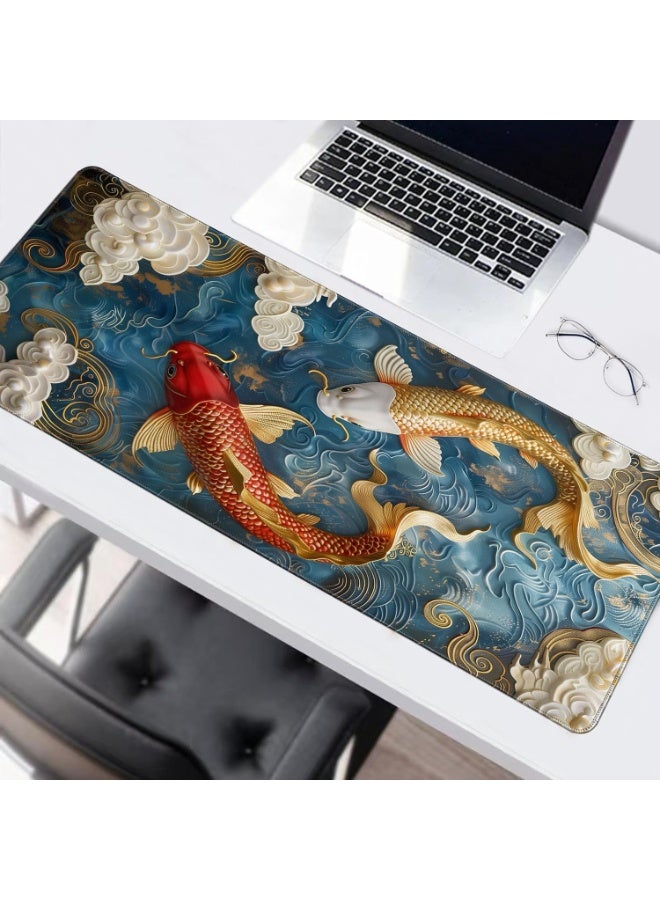 Long Gaming Mouse Pad Extended Anime Large Desk Pad with Non-Slip Base Full Keyboard Mat with Stitched Edges for Gaming and Office 70 x 30 CM (stereokoi) - Image 5