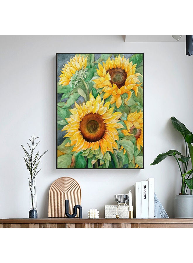NIBEMINENT Sunflower DIY 5D Diamond Painting Kit Multicolour - Image 4