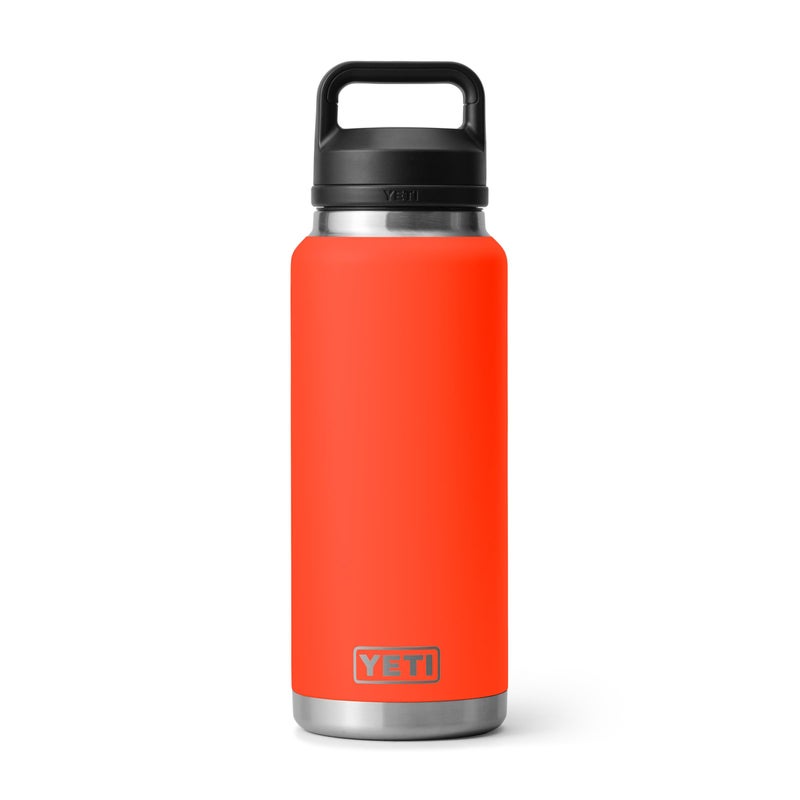 YETI Rambler 36 oz Bottle, Leakproof, Vacuum Insulated, Stainless Steel with Chug Cap, Solar Flare - Image 1
