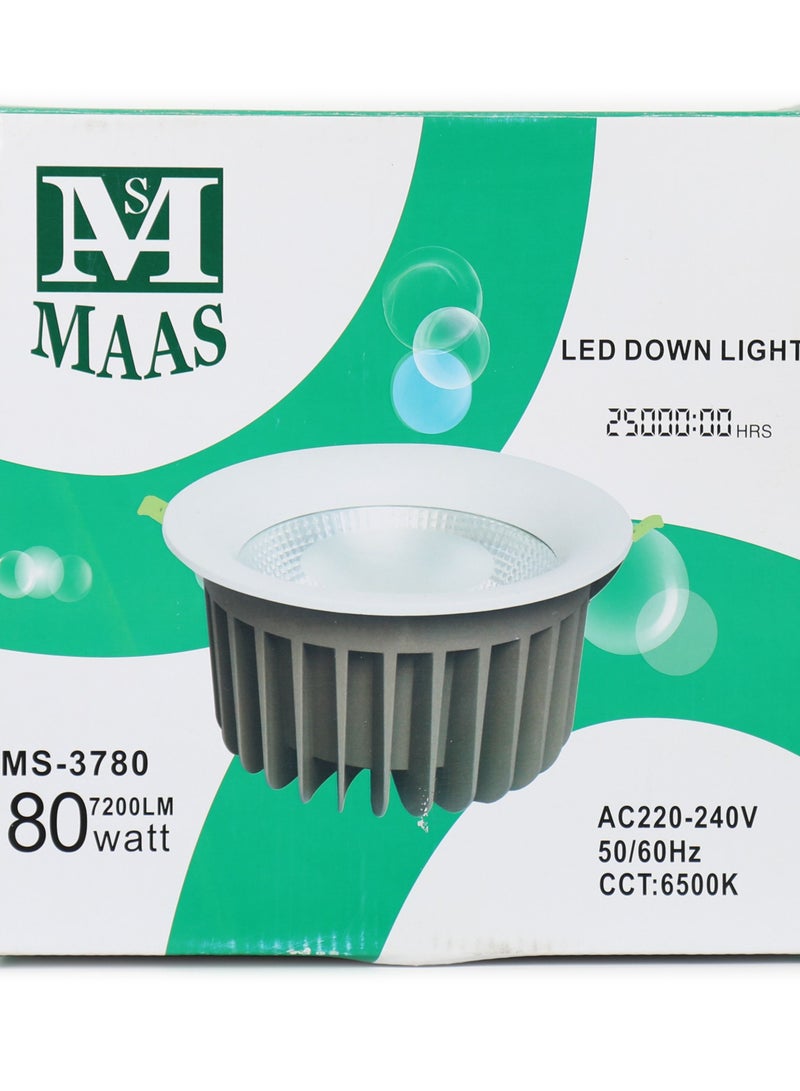 ماس مصباح إضاءة داخلية بقوة 80 واط  لون أبيض - Image 1