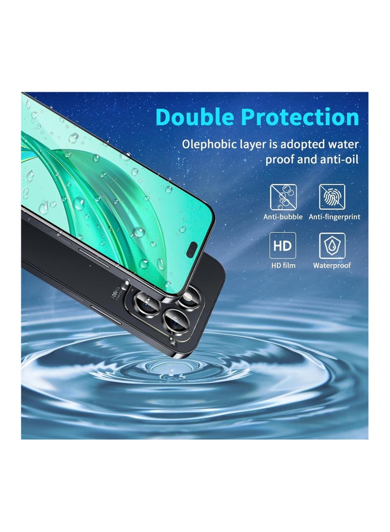 Honor X8B ESD Anti Static 9H 5D Premium Tempered Glass Screen Protector With Black Frame For Honor X8B - Image 3