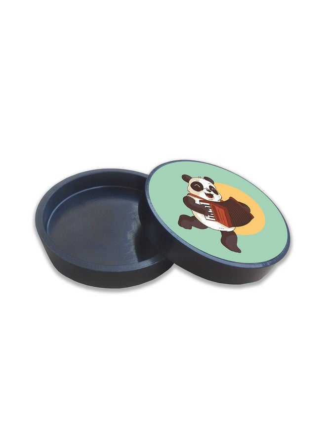 Tinywalk Panda Coaster for Home Wooden Printed Coaster (4X4) inch Set of 4 Pieces - Image 3