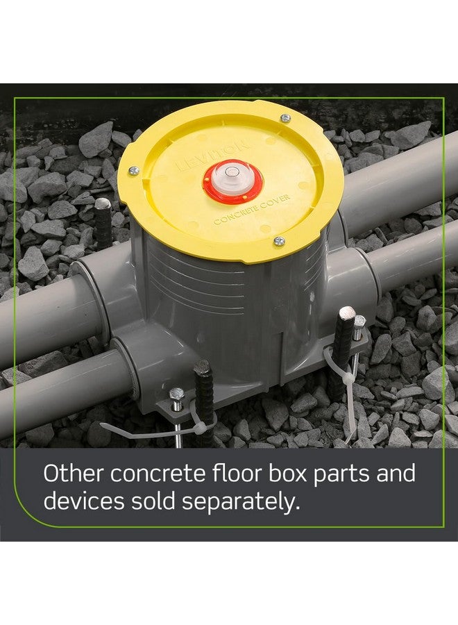 Leviton 2-Gang Concrete Floor Box System, Gray, FBBOX-GY - Image 2