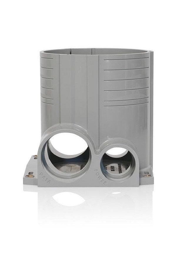 Leviton 2-Gang Concrete Floor Box System, Gray, FBBOX-GY - Image 4