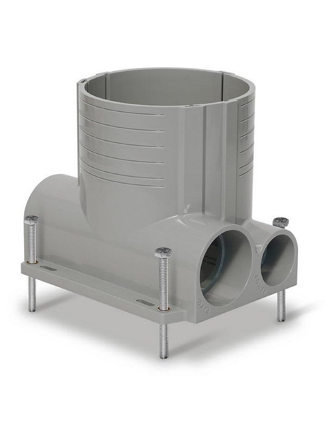 Leviton 2-Gang Concrete Floor Box System, Gray, FBBOX-GY - Image 3