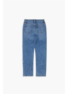FOREVER 21 بنات جينز مستقيم الساق 